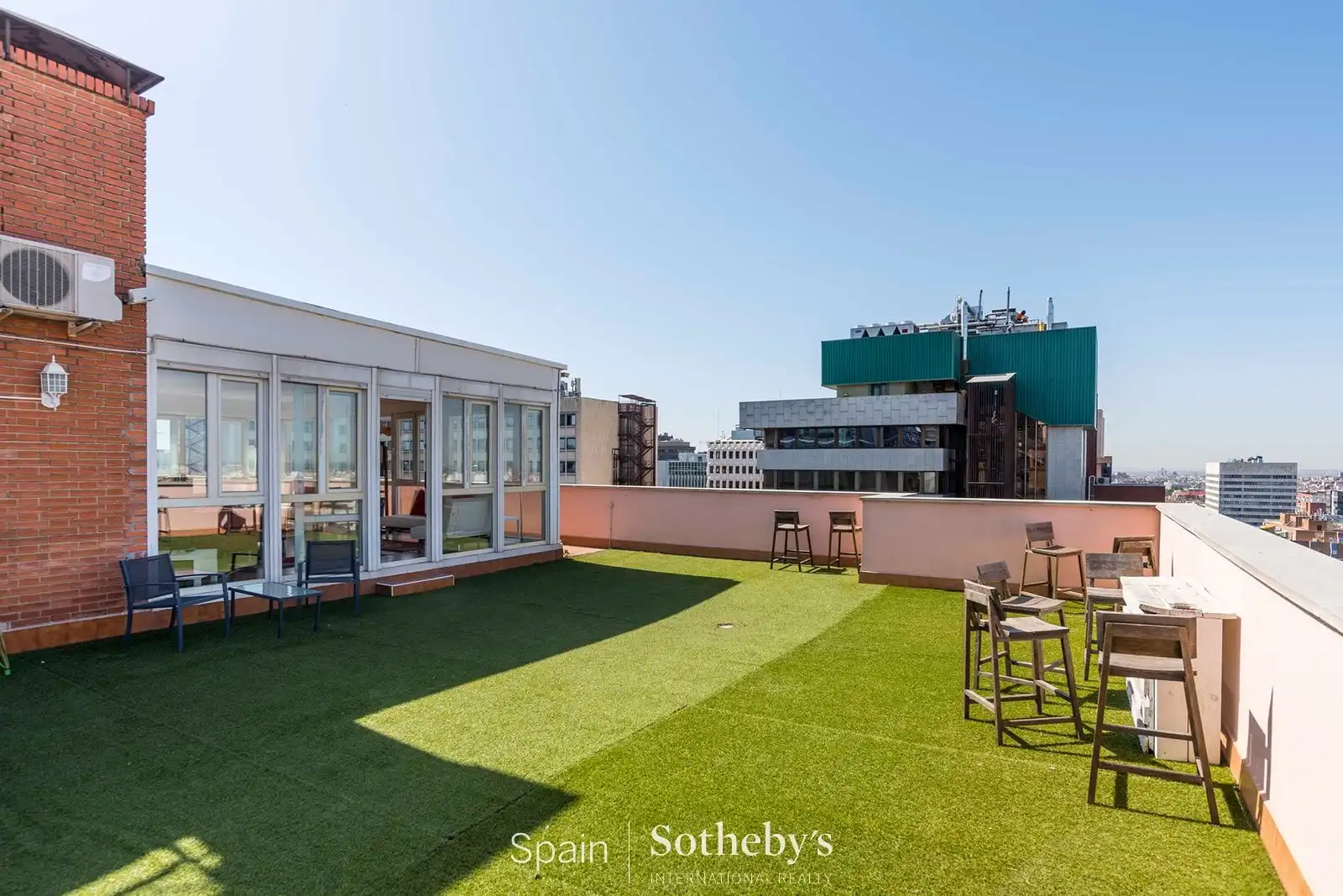 Terraza de Ático de alquiler en Madrid con Aire acondicionado, Calefacción y Terraza