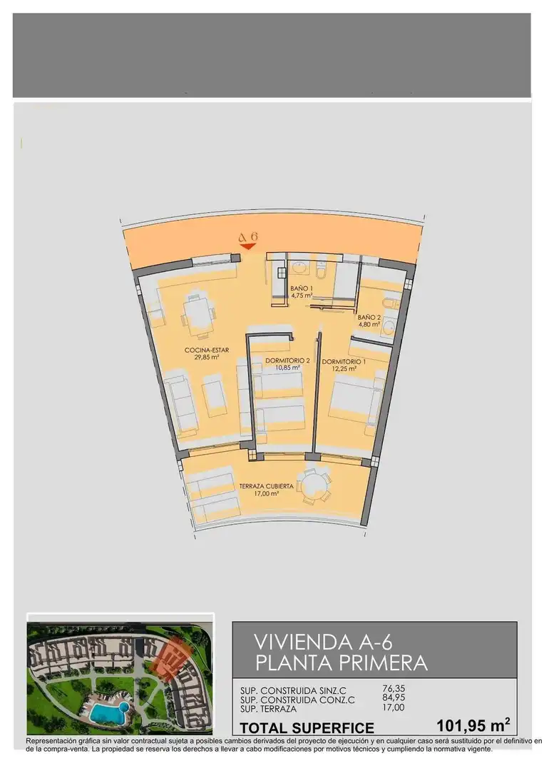 Appartement compact avec terrasse à vendre à Las Lomas de Rame - Bahía Bella, imagen 28