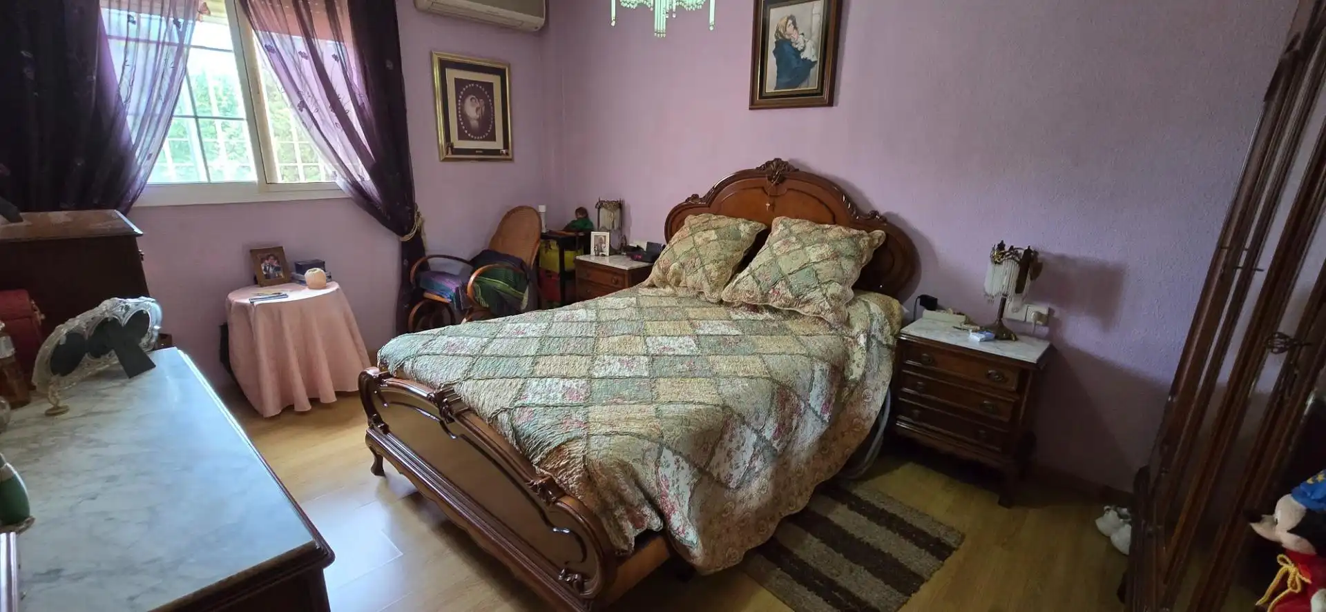 Dormitori de Casa adosada en venda en Málaga amb Aire condicionat, Calefacció i Jardí privat