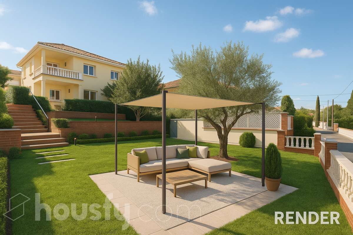 Terrassa de Casa o xalet en venda en Esparreguera amb Calefacció, Jardí privat i Terrassa