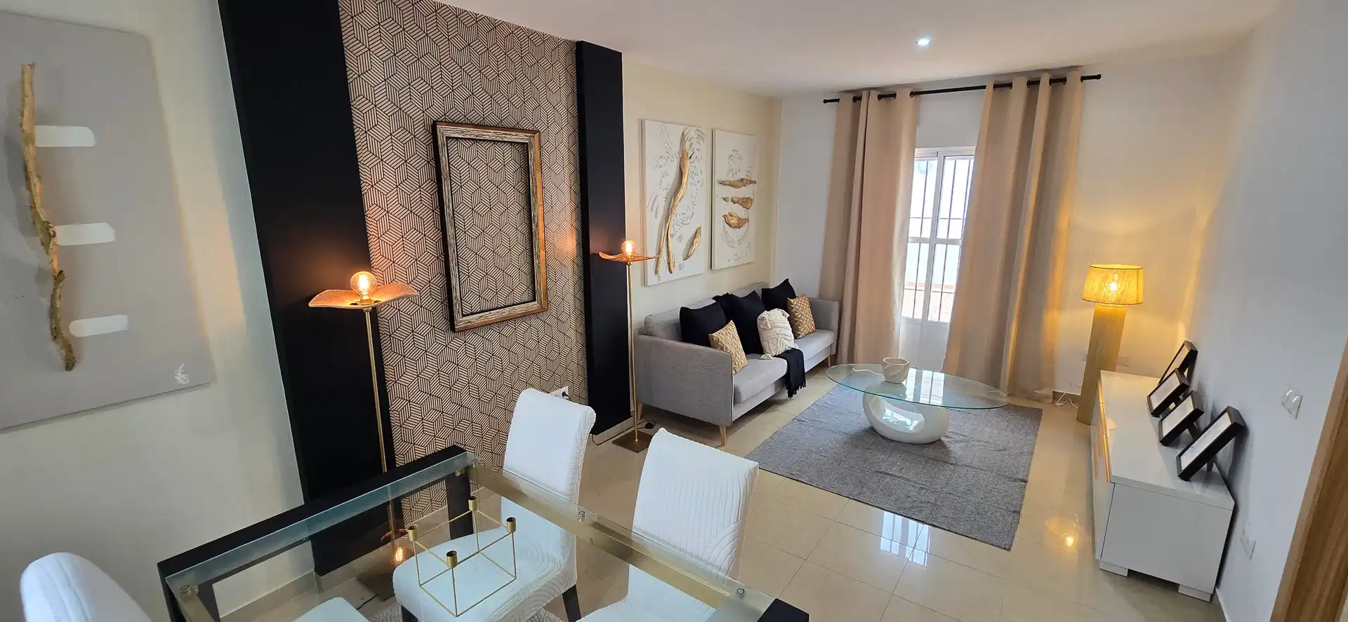 Living room of Single-family semi-detached for sale in Paterna de Rivera  with Air Conditioner, Private garden and Terrace