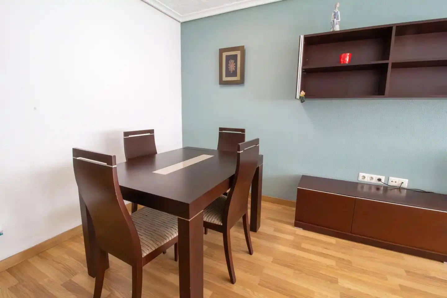 Dining room of Flat for rent in Valencia  with Air Conditioner and Furnished