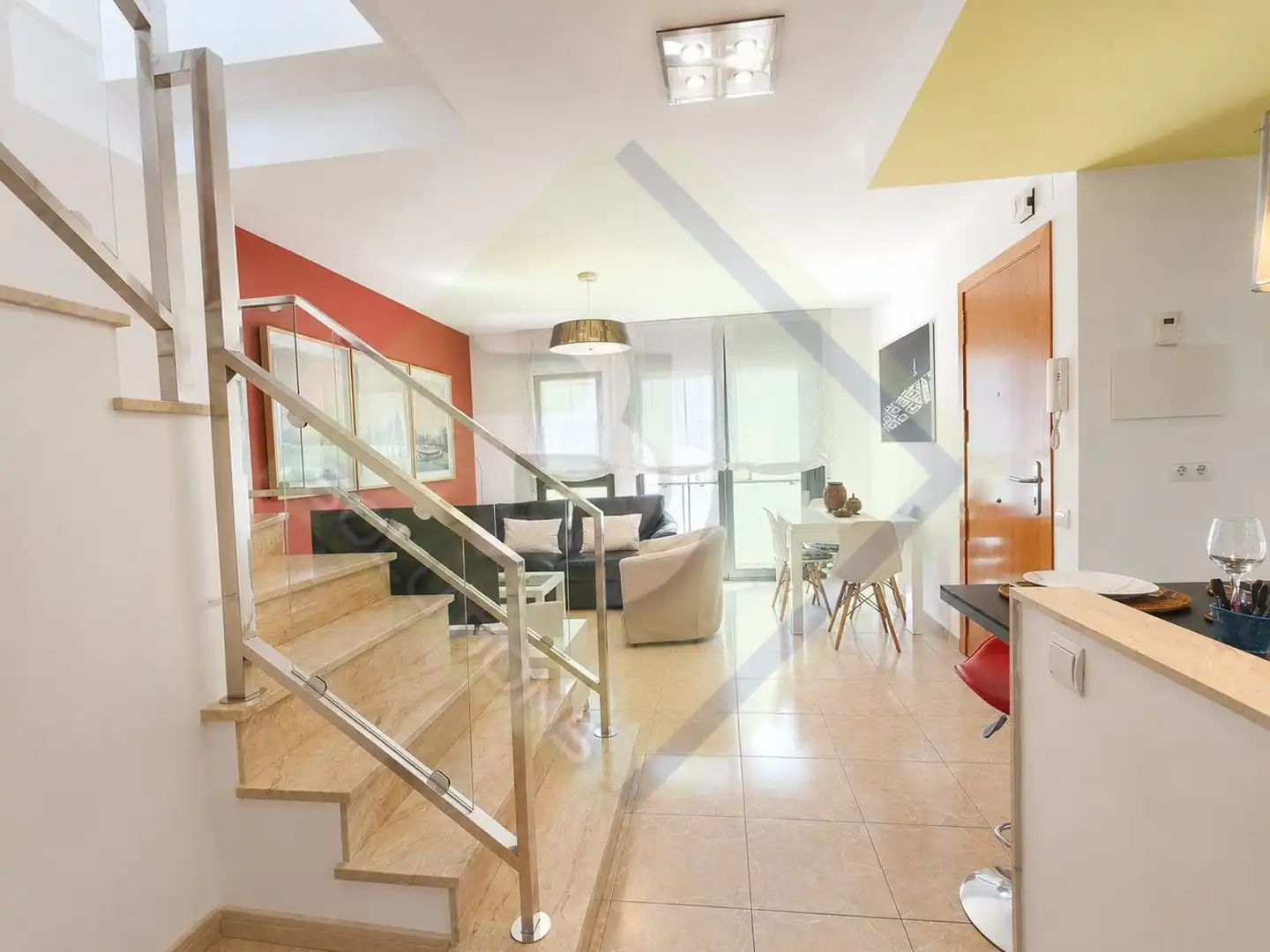 Sala de estar de Ático en venta en Canet de Mar con Calefacción, Terraza y Horno