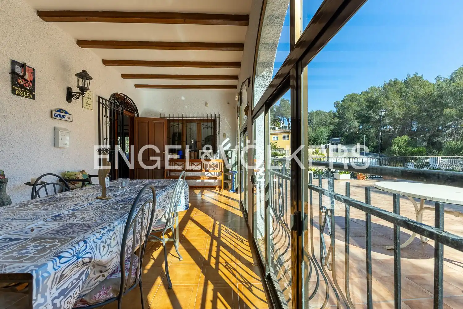 Vista exterior de Casa o chalet en venta en La Font d'en Carròs con Aire acondicionado, Calefacción y Jardín privado