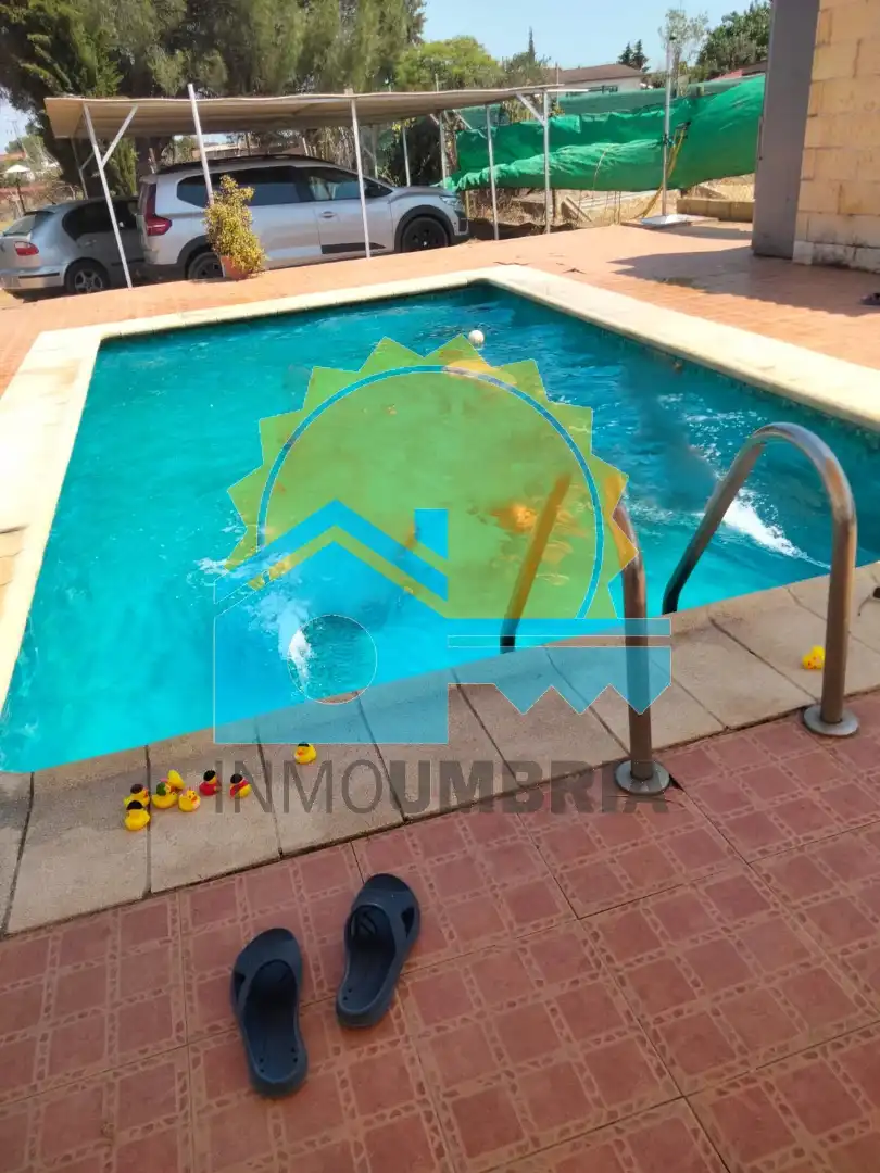 Piscina de Casa o chalet en venta en Gibraleón con Aire acondicionado, Jardín privado y Terraza