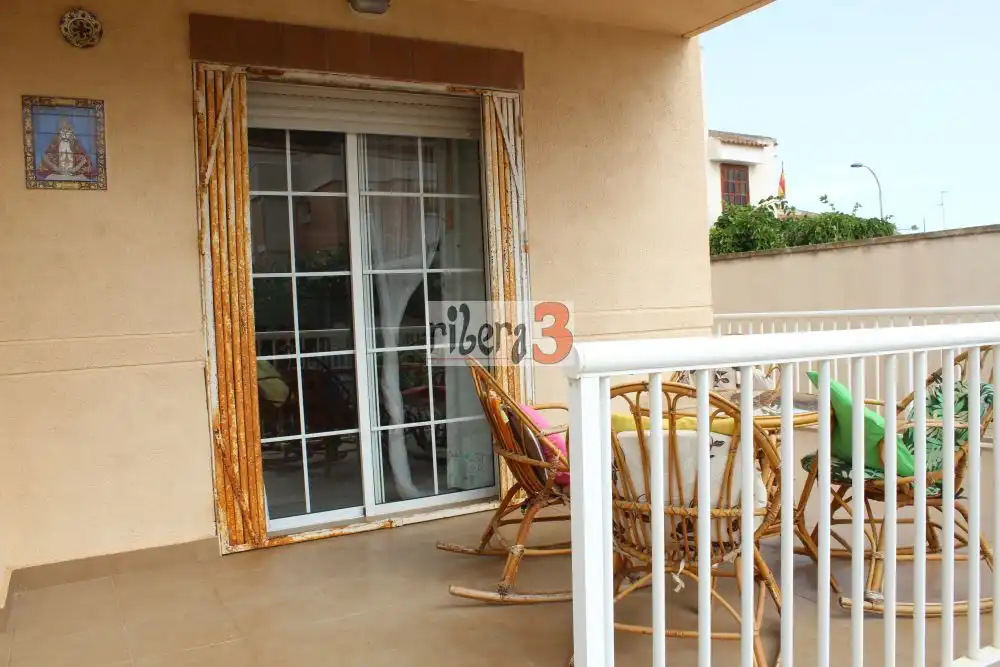 Terrasse von Wohnung zum Verkauf in San Javier mit Klimaanlage, Terrasse und Balkon