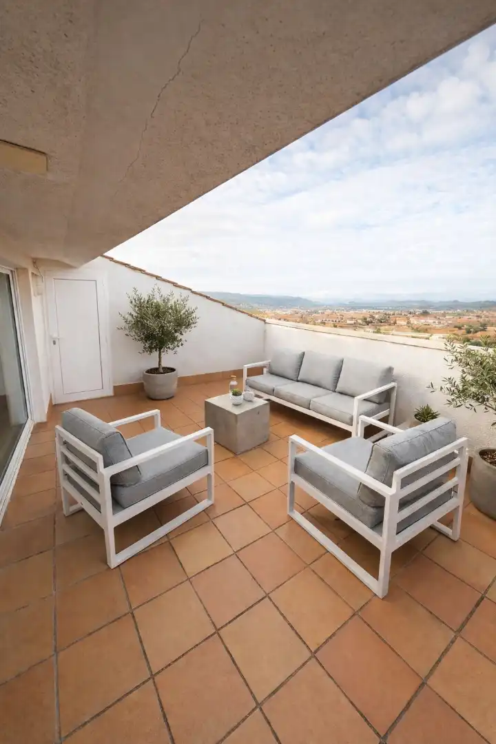Terraza de Casa adosada en venta en Manresa con Calefacción, Terraza y Trastero