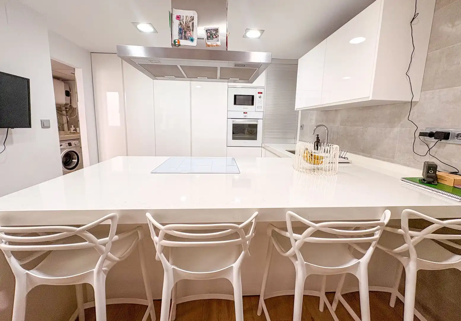 Küche von Wohnung zum Verkauf in Pilar de la Horadada mit Klimaanlage, Heizung und Terrasse