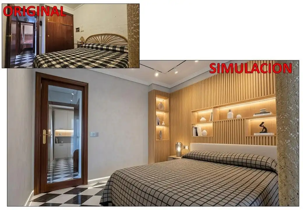 Habitación de Casa adosada en venta en Torrevieja con Jardín privado, Trastero y Amueblado