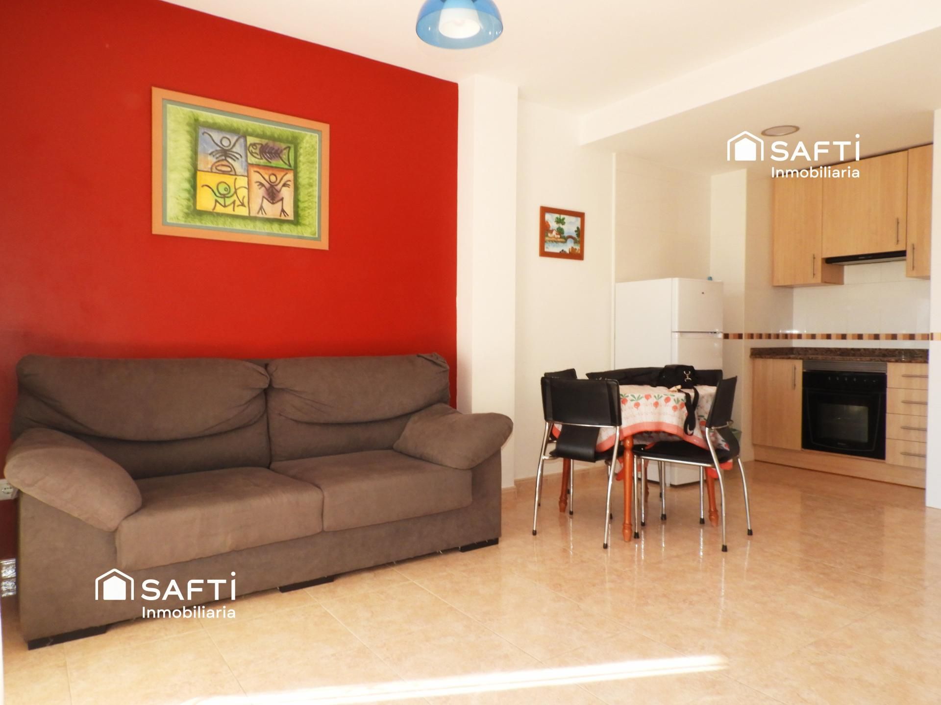 Sala de estar de Apartamento en venta en Chilches / Xilxes con Aire acondicionado, Calefacción y Terraza