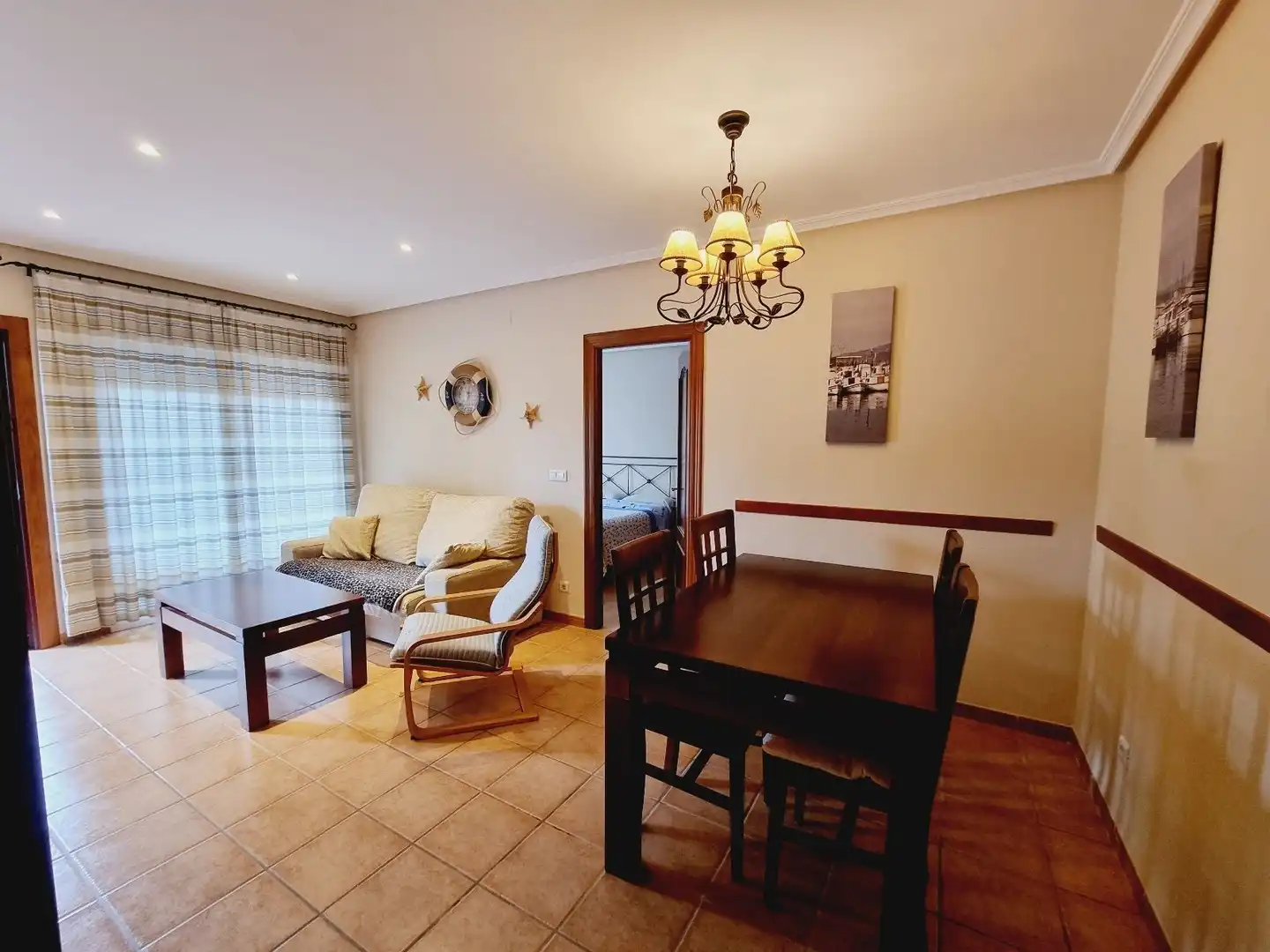 Living room of Flat for sale in Vera  with Air Conditioner, Terrace and Swimming Pool