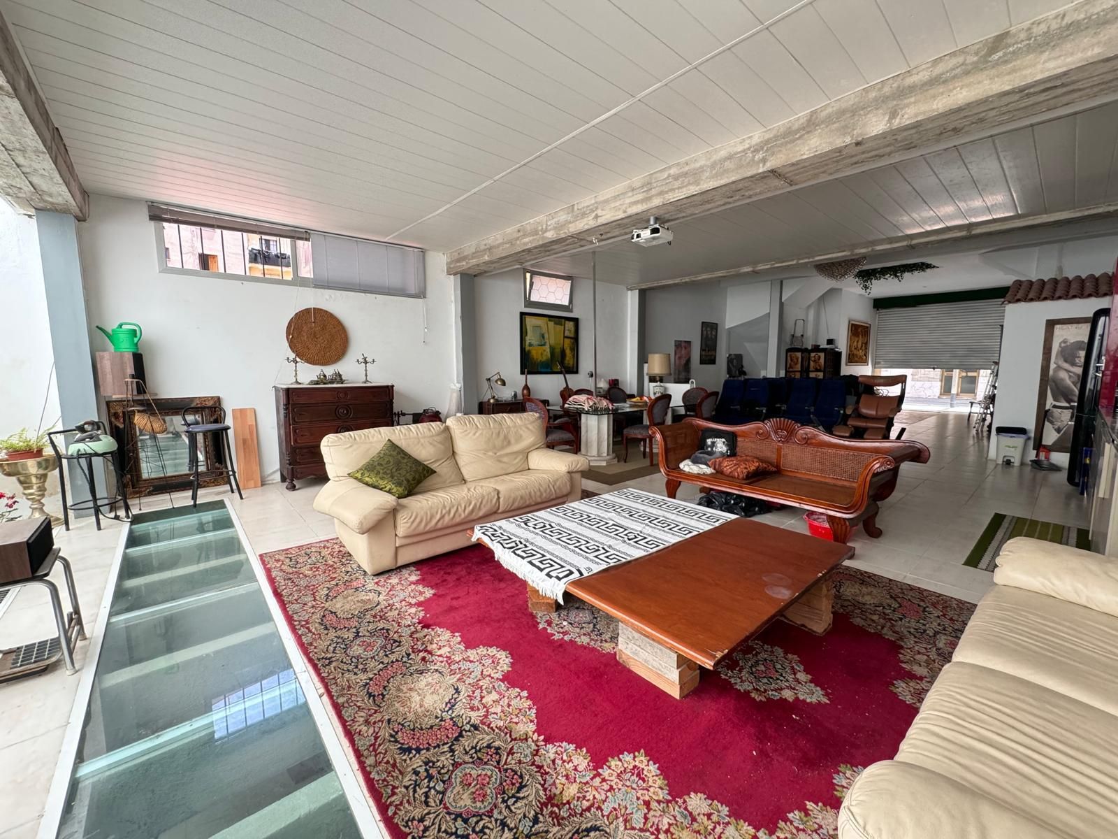Living room of Planta baja for sale in  Barcelona Capital