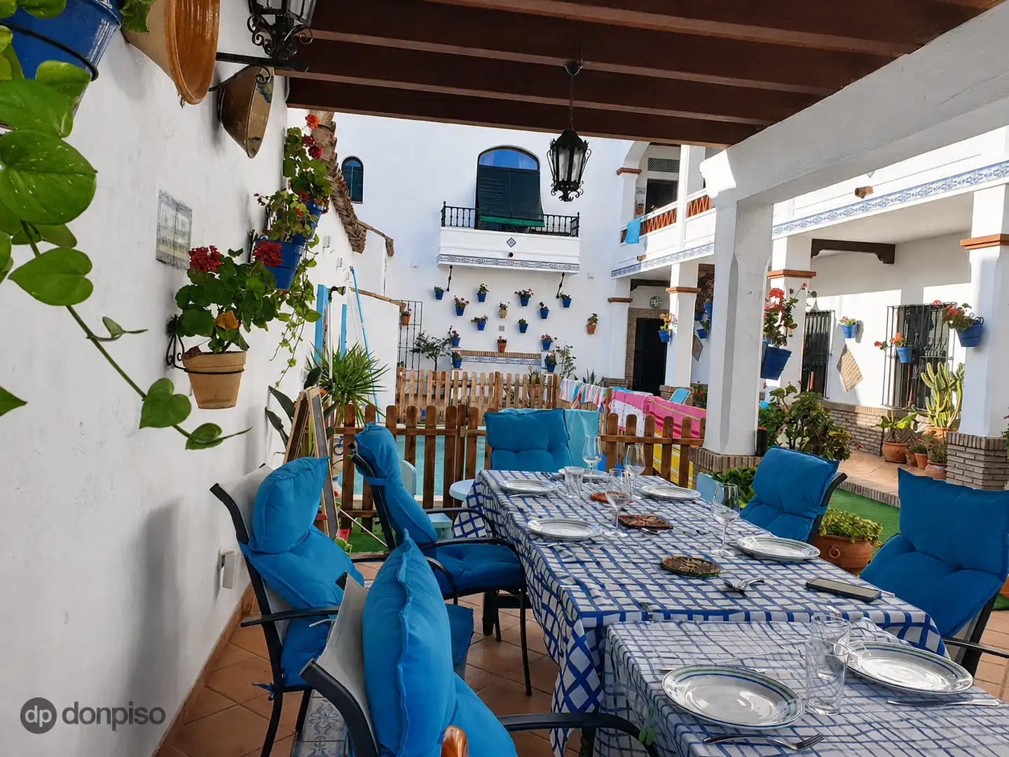 Terrace of Country homes for sale in Ayamonte  with Private garden, Storage room and Swimming Pool