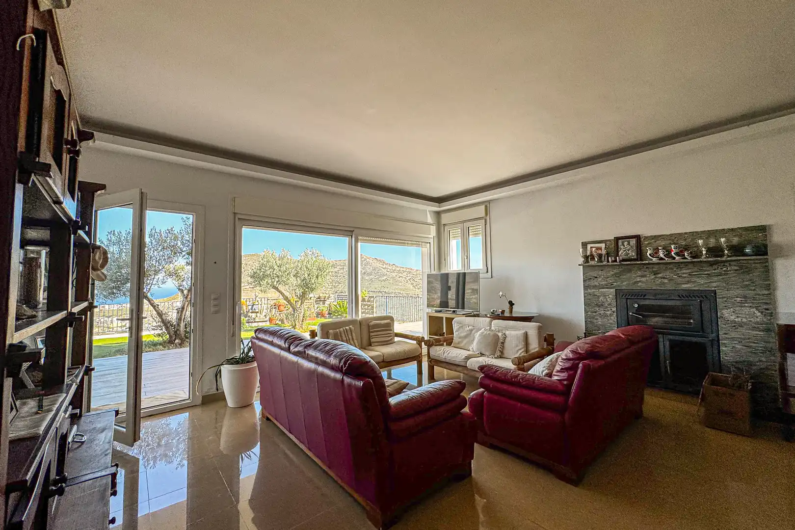 Sala de estar de Casa o chalet en venta en Vícar con Aire acondicionado, Calefacción y Terraza