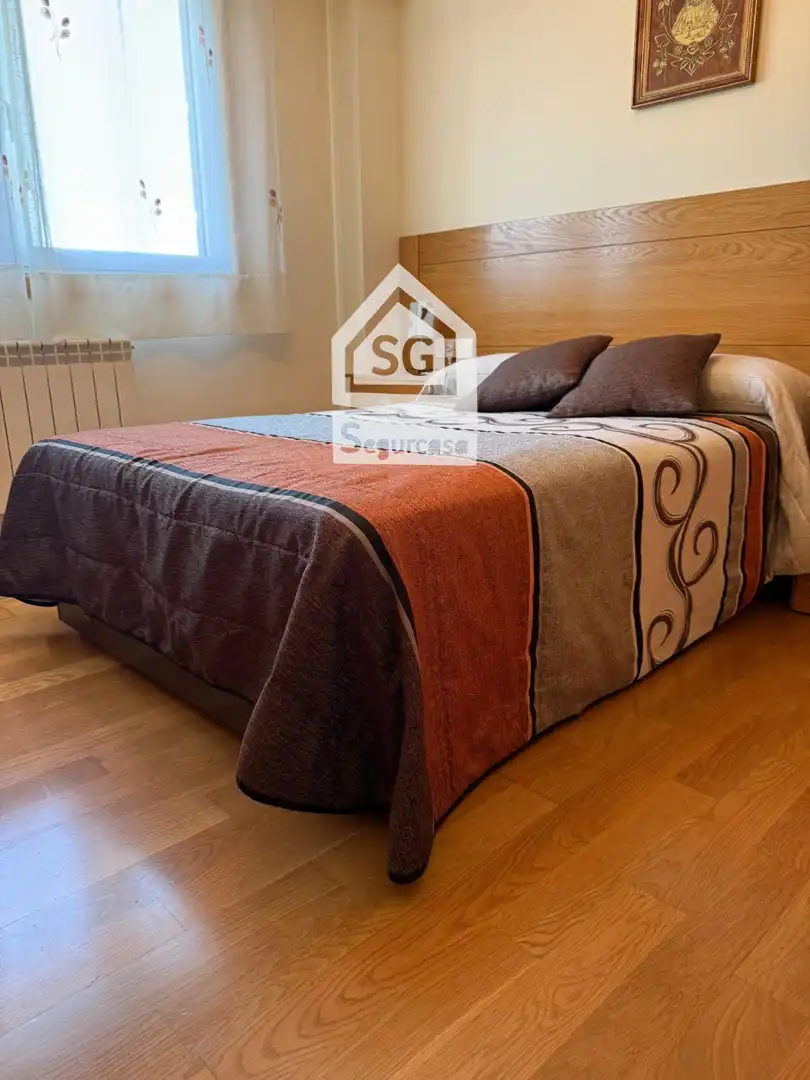 Bedroom of Flat for sale in Ourense Capital   with Heating, Terrace and Storage room