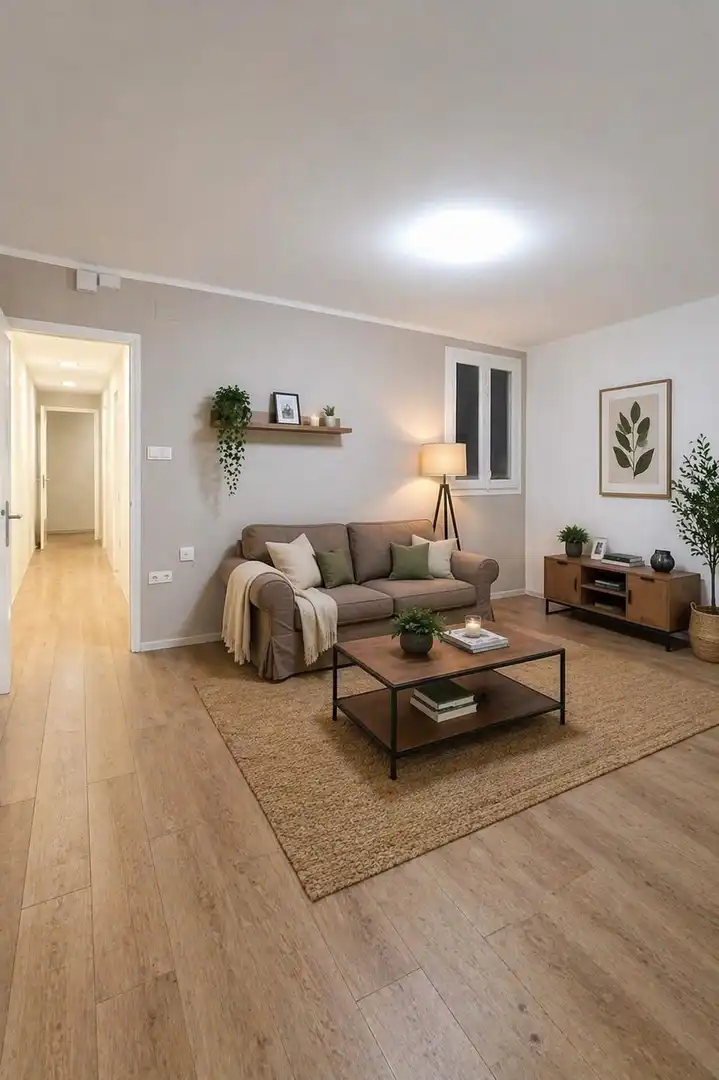 Sala de estar de Piso en venta en Cerdanyola del Vallès con Balcón y Alarma
