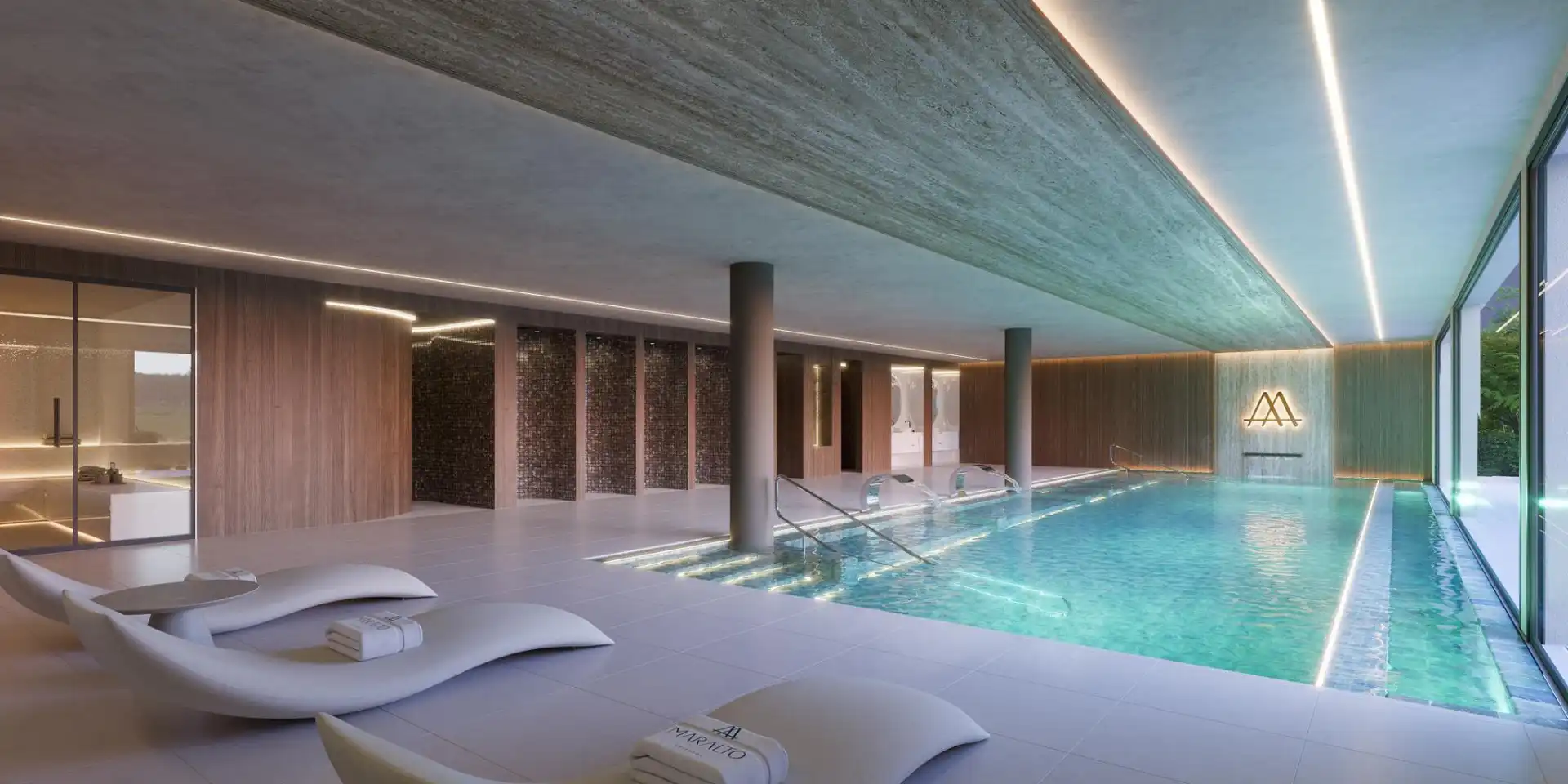 Piscina de Ático en venta en Estepona con Aire acondicionado, Terraza y Piscina
