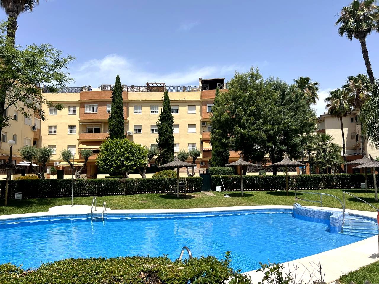Vista exterior de Piso en venta en Jerez de la Frontera con Aire acondicionado, Jardín privado y Terraza