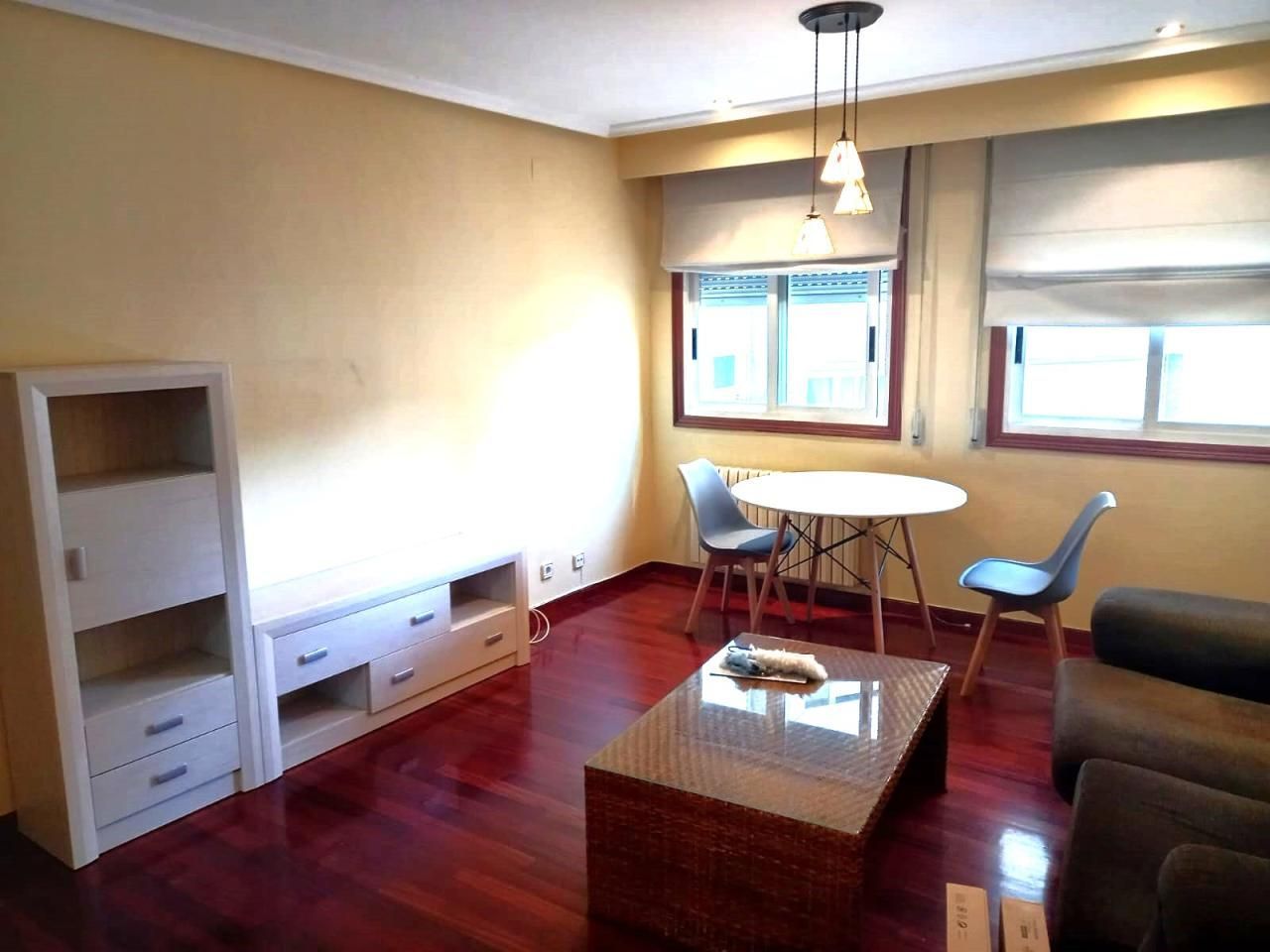 Sala d'estar de Apartament de lloguer en Ourense Capital  amb Calefacció, Traster i Moblat