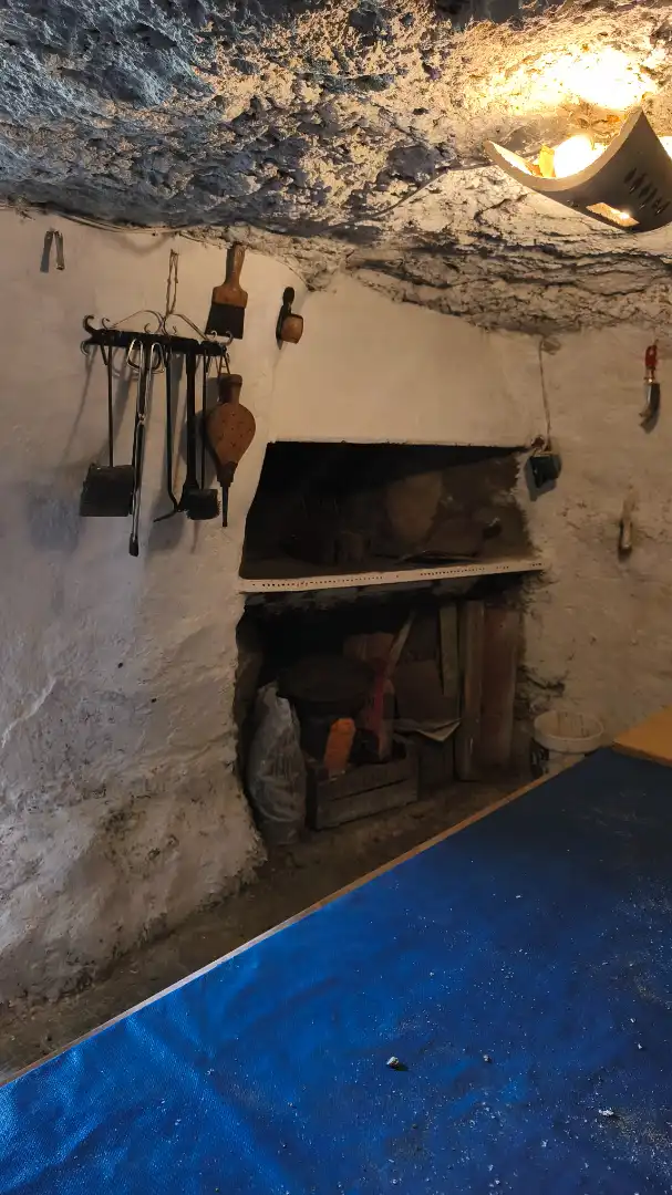 Cuina de Casa o xalet en venda en Urrea de Jalón amb Terrassa, Moblat i Forn