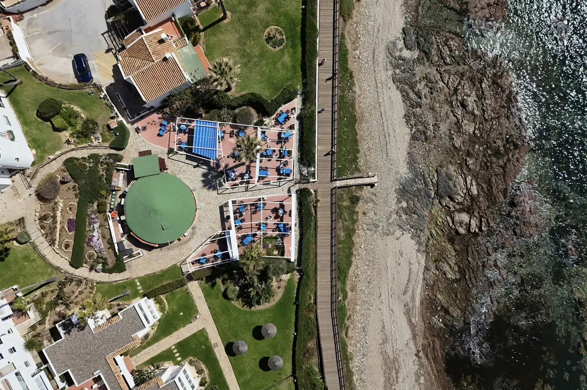 Vista exterior de Casa adosada en venda en Mijas amb Aire condicionat, Calefacció i Terrassa