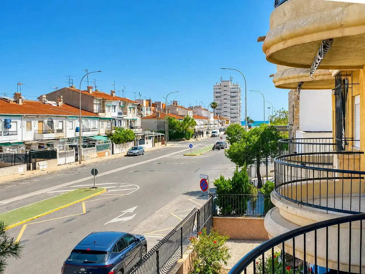 Exterior view of Flat for sale in Santa Pola  with Air Conditioner, Terrace and Furnished