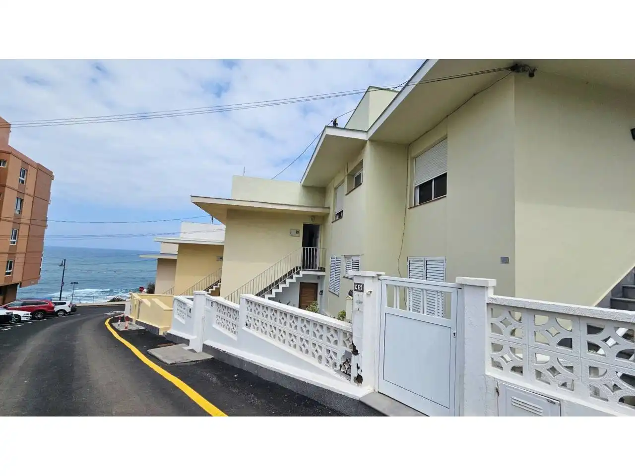 Vista exterior de Apartamento de alquiler en San Cristóbal de la Laguna con Terraza, Amueblado y Balcón