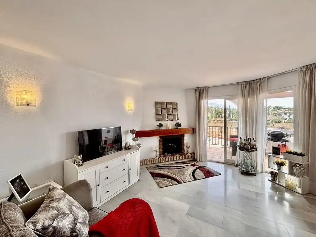 Living room of Attic for sale in Mijas  with Terrace, Storage room and Furnished