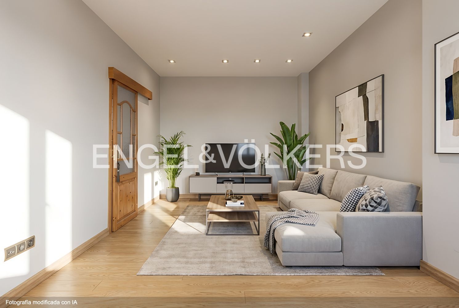 Sala de estar de Piso en venta en  Valencia Capital con Aire acondicionado, Calefacción y Balcón