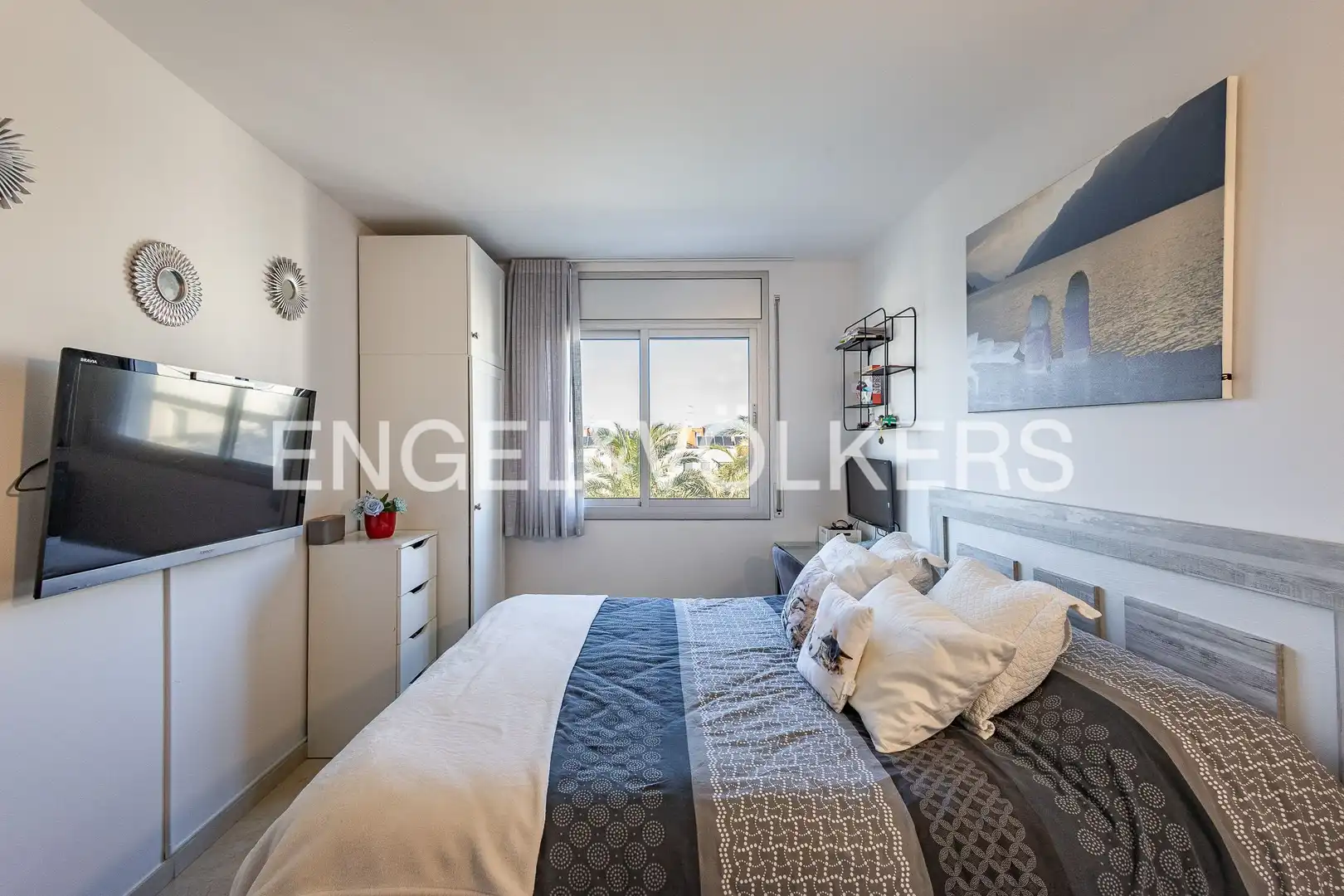 Bedroom of Attic for sale in Cubelles  with Air Conditioner, Heating and Private garden