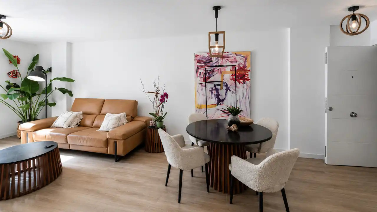 Sala d'estar de Àtic en venda en Marbella amb Aire condicionat, Calefacció i Terrassa