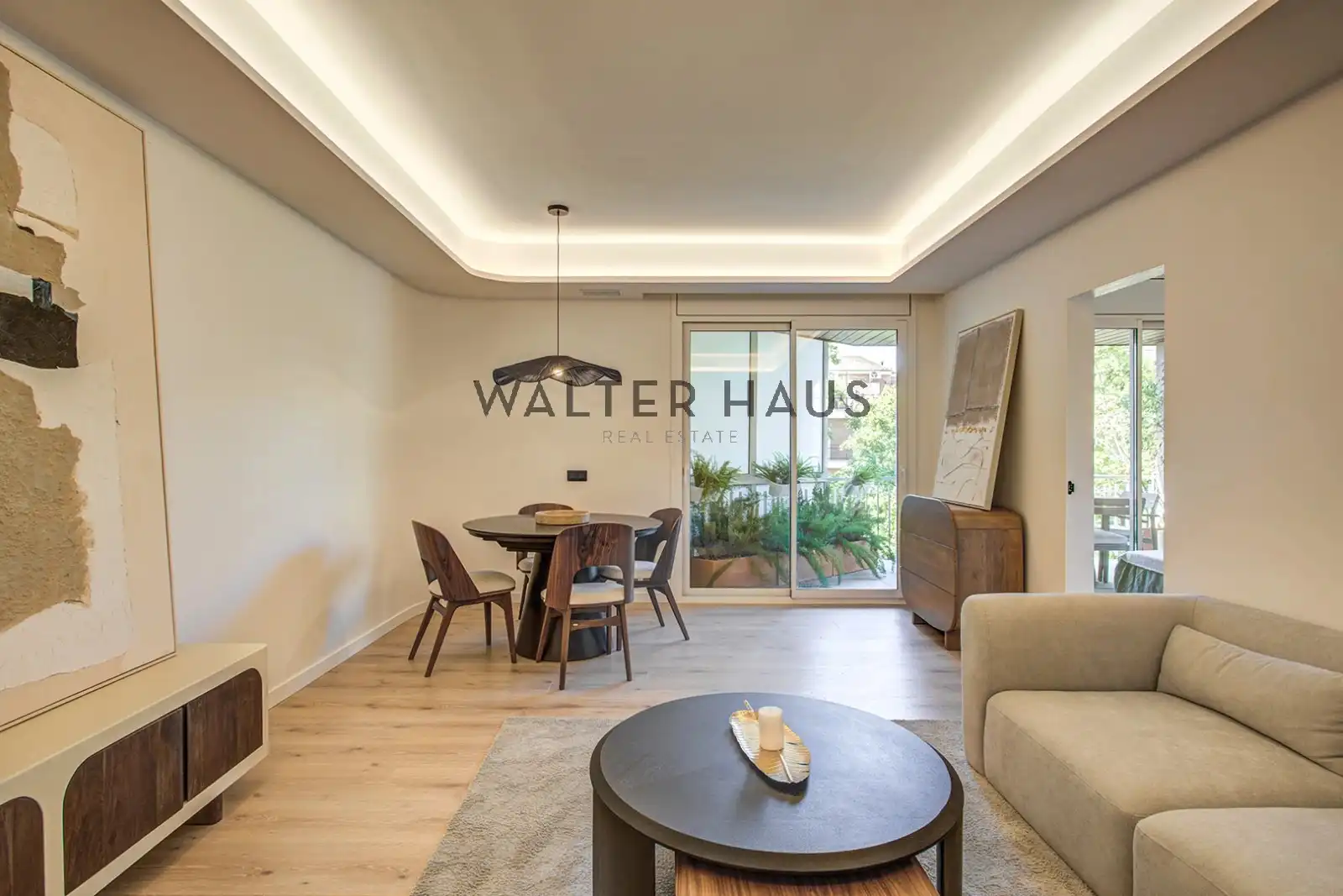 Sala de estar de Piso en venta en Sarrià - Sant Gervasi