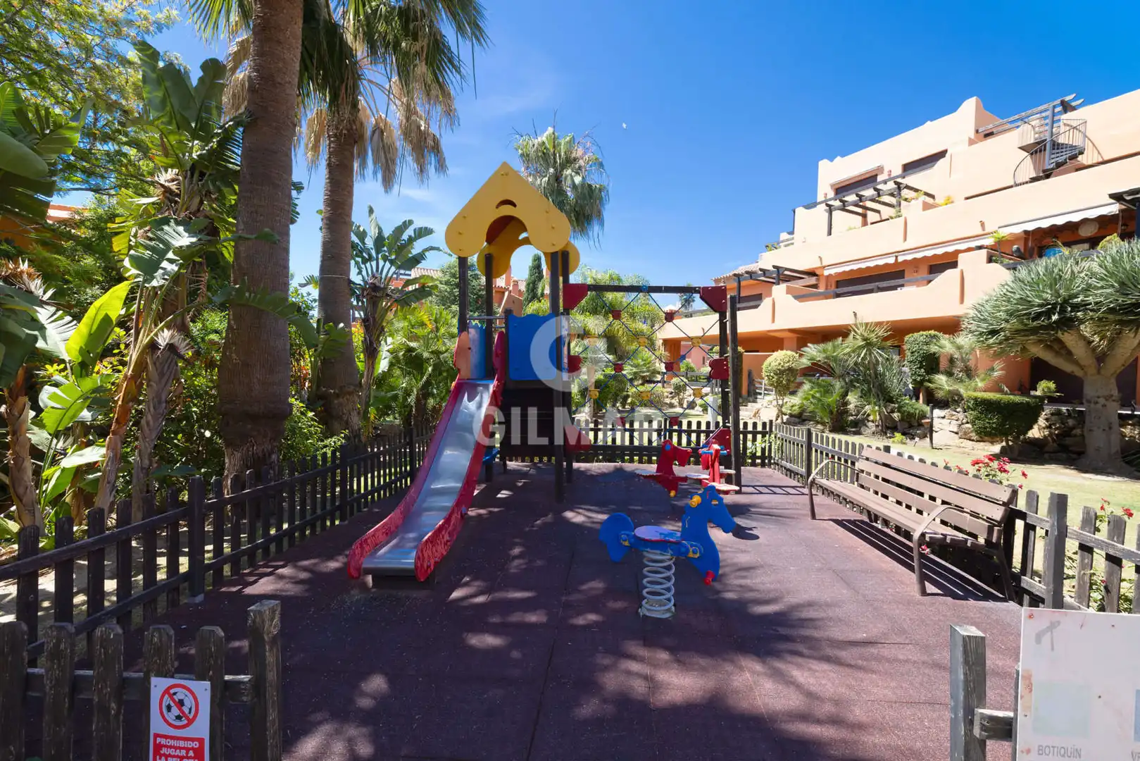 Jardín de Apartamento en venta en Estepona con Calefacción, Jardín privado y Trastero