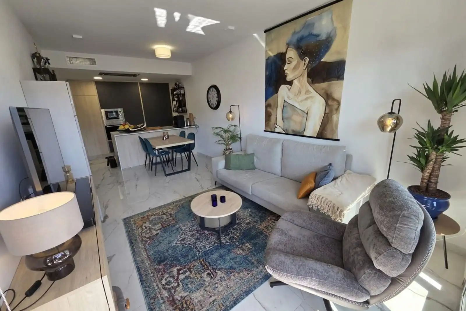 Sala d'estar de Apartament en venda en Orihuela amb Terrassa i Piscina comunitària