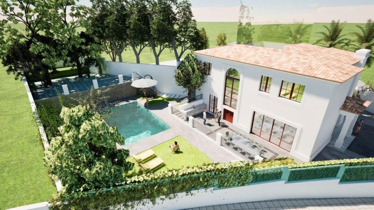Terrassa de Casa o xalet en venda en Marbella amb Aire condicionat, Jardí privat i Terrassa