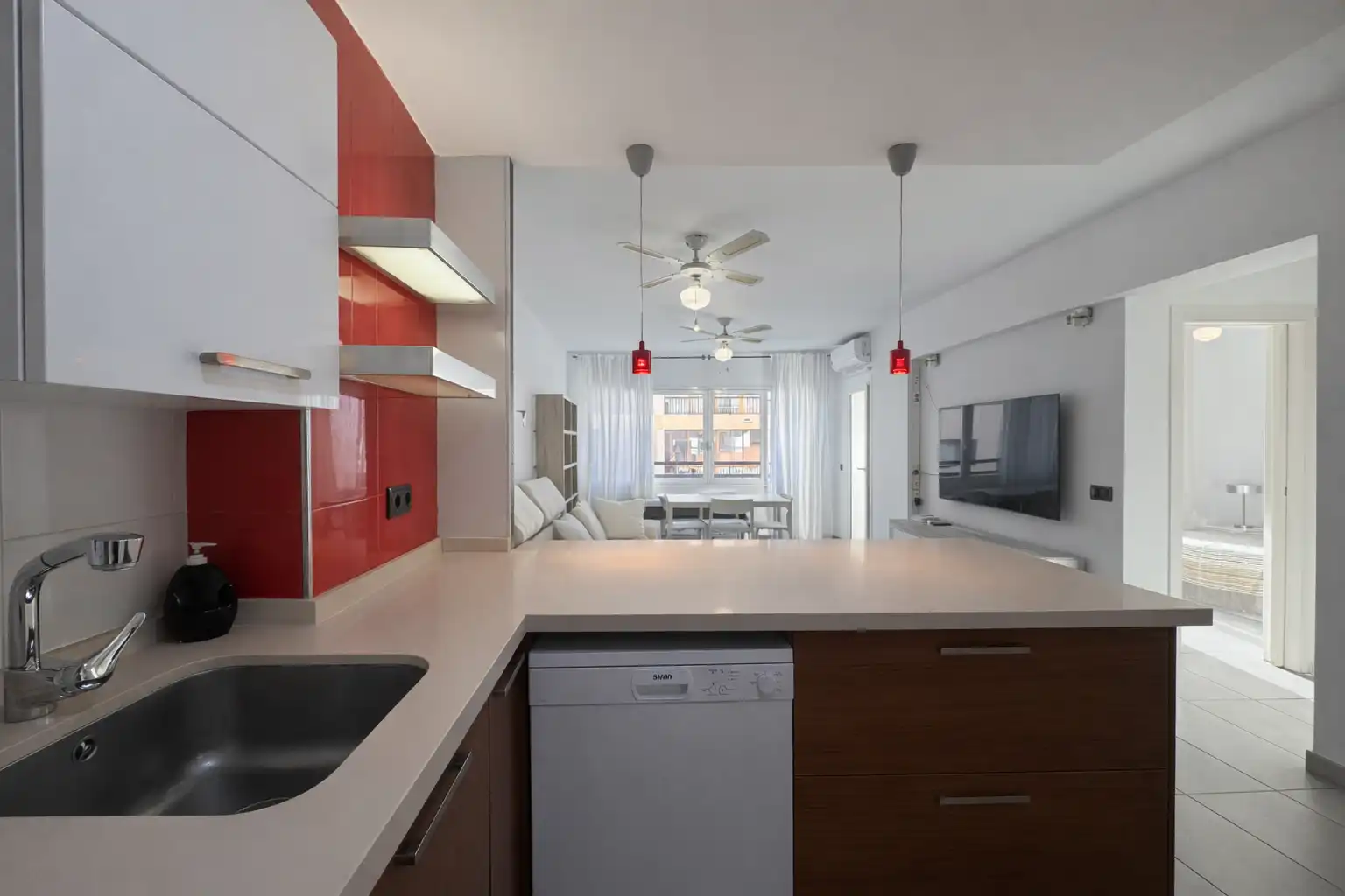 Cocina de Piso en venta en Calpe / Calp con Aire acondicionado y Amueblado