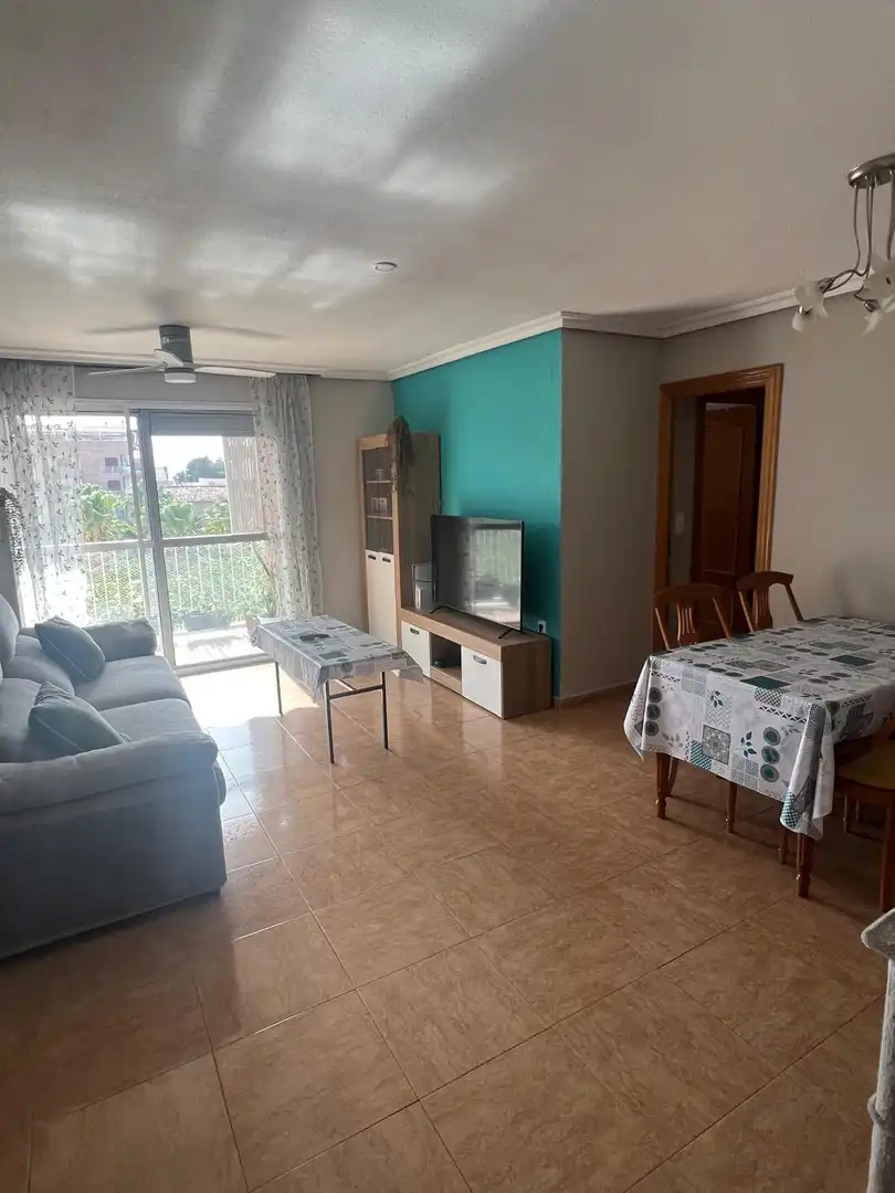 Sala d'estar de Pis en venda en Murcia amb Aire condicionat, Calefacció i Jardí privat