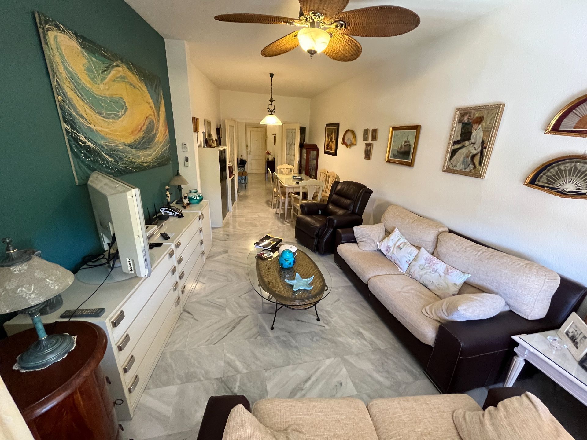 Sala d'estar de Apartament en venda en Málaga Capital amb Aire condicionat, Calefacció i Terrassa