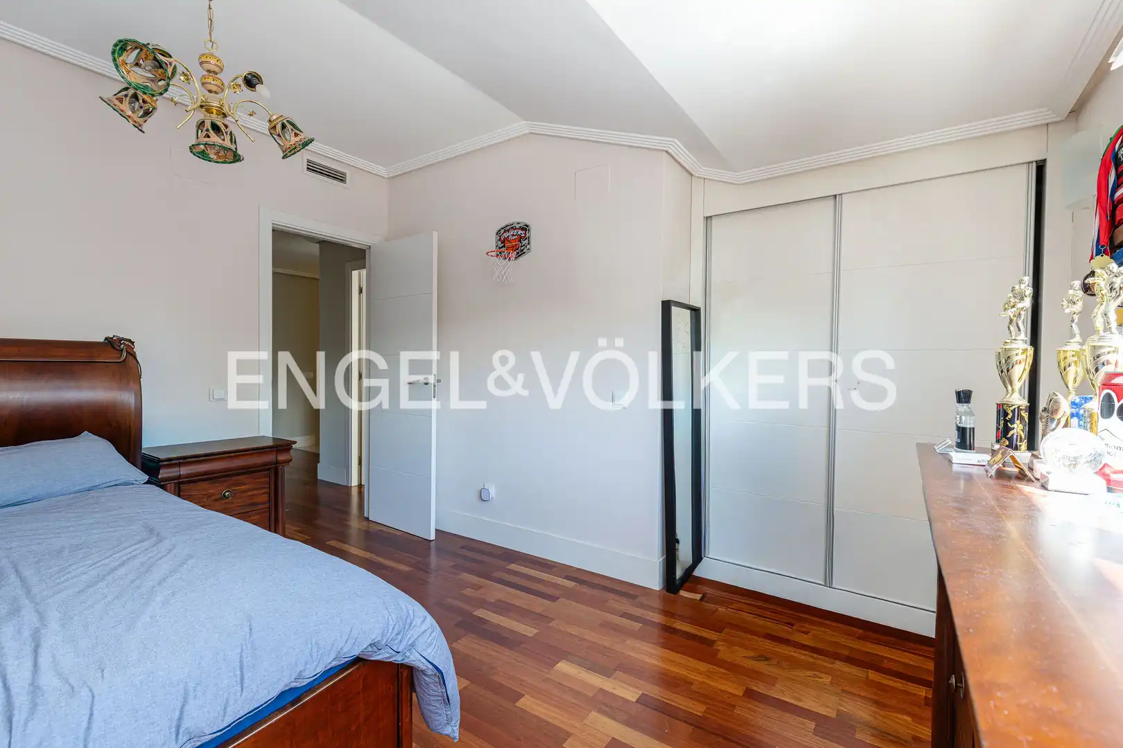 Bedroom of Detached homes for rent in Boadilla del Monte  with Air Conditioner, Heating and Parquet flooring
