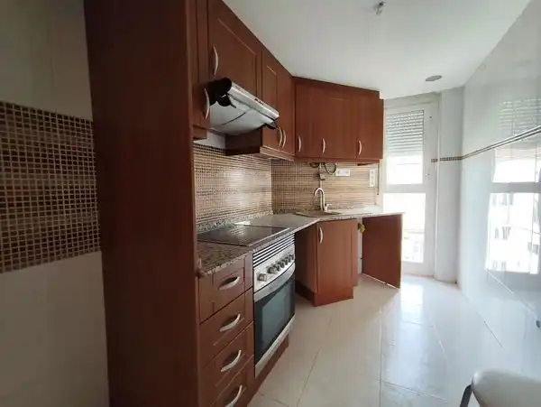 Küche von Maisonette zum Verkauf in Valencia mit Klimaanlage, Heizung und Terrasse