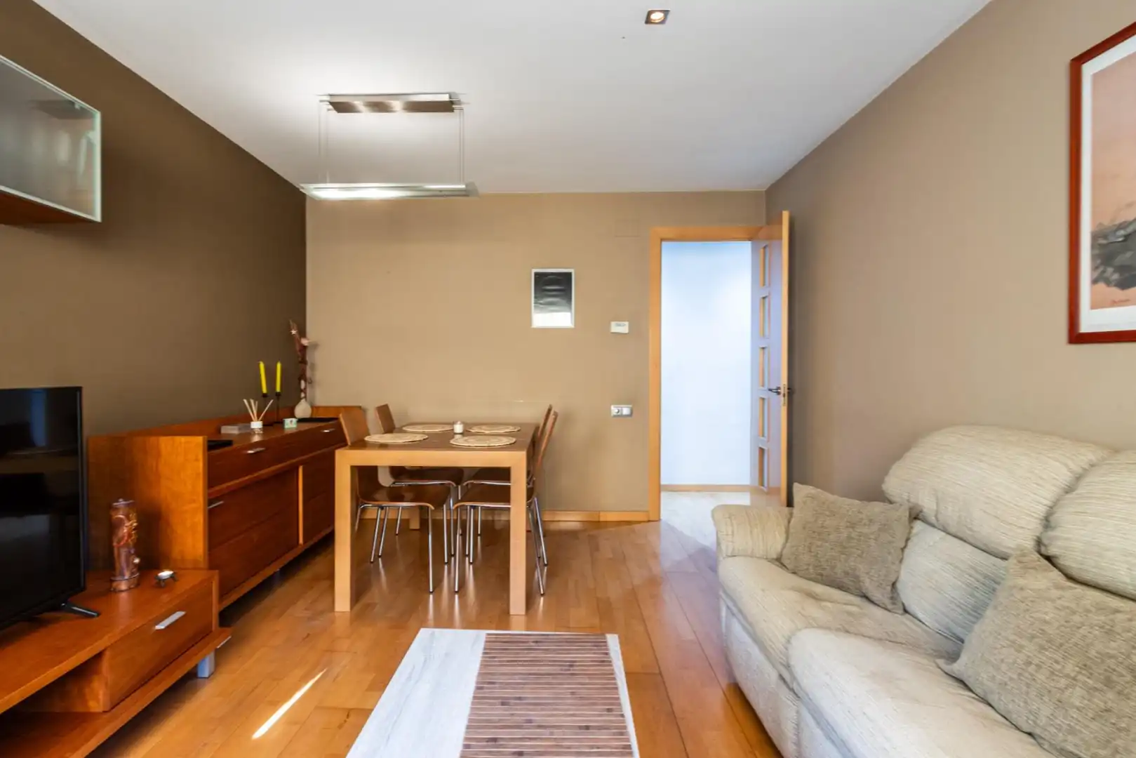 Sala d'estar de Pis en venda en Sabadell amb Aire condicionat, Calefacció i Balcó
