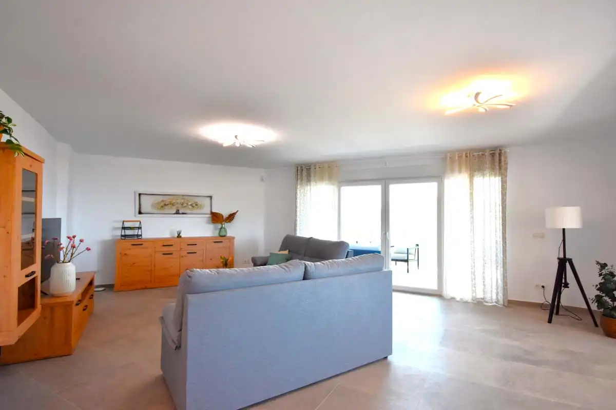Sala de estar de Casa o chalet en venta en Calpe / Calp con Aire acondicionado, Jardín privado y Terraza