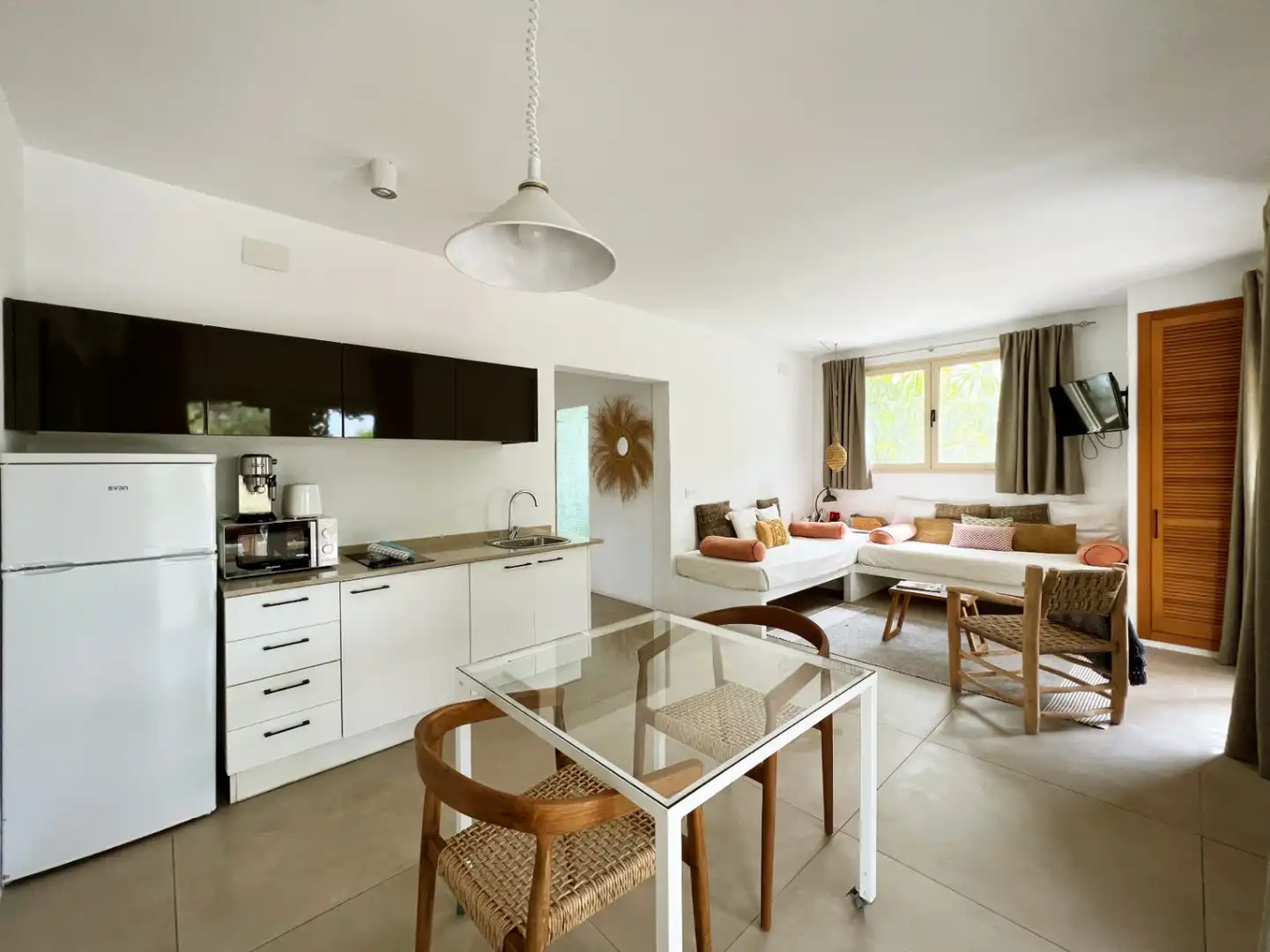 Sala de estar de Casa o chalet en venta en Jávea / Xàbia con Aire acondicionado, Calefacción y Jardín privado