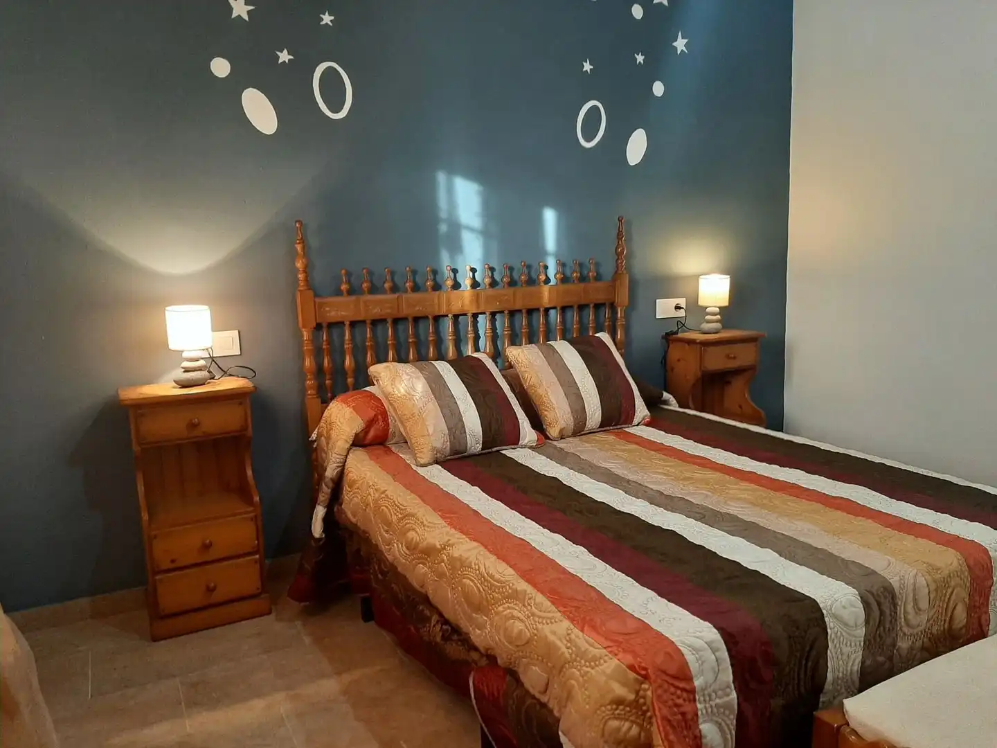 Habitación de Finca rústica de alquiler en El Gastor con Aire acondicionado, Terraza y Piscina