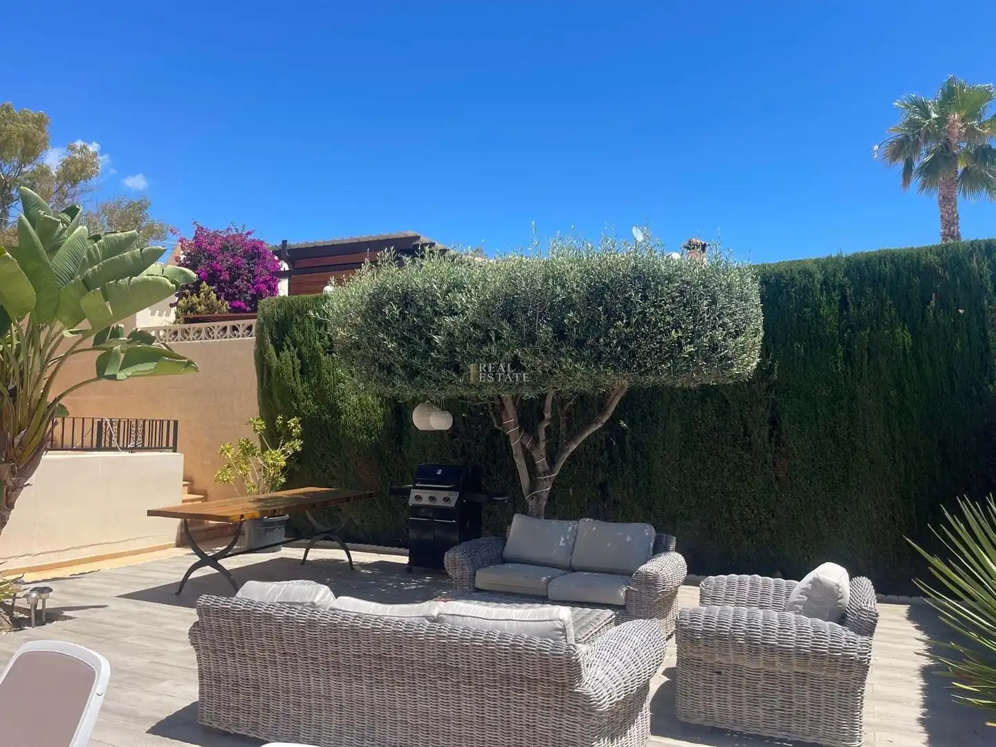 Garden of Houses for sale in L'Alfàs del Pi  with Air Conditioner, Terrace and Storage room