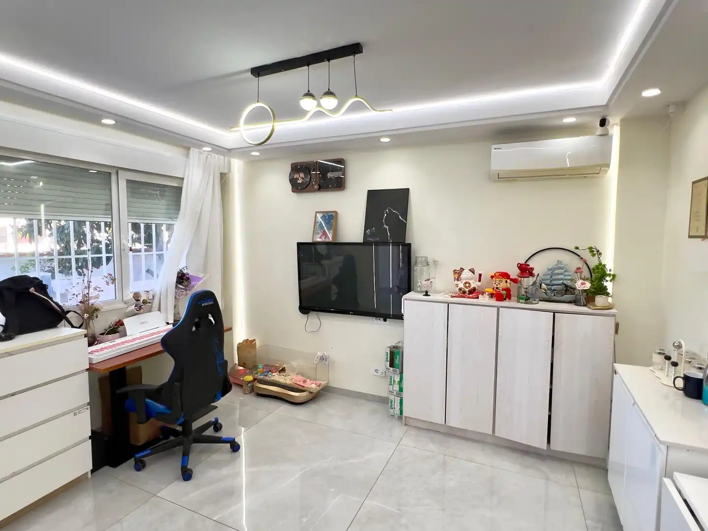 Sala de estar de Casa o chalet en venta en Rivas-Vaciamadrid con Aire acondicionado, Calefacción y Jardín privado