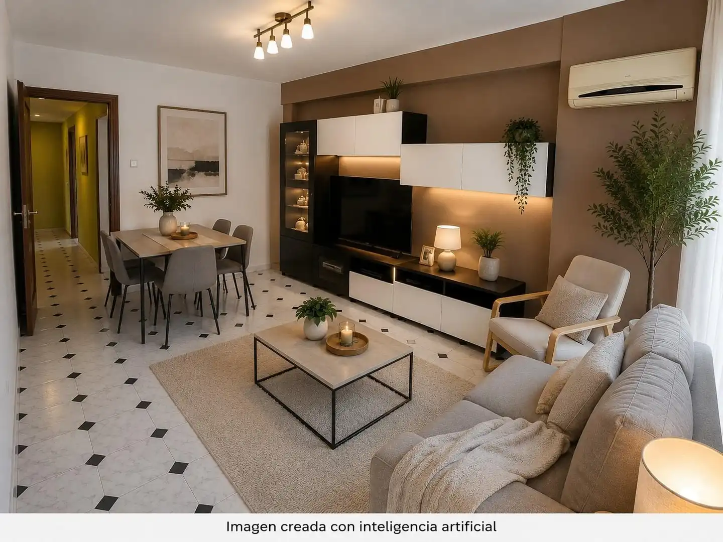 Living room of Flat for sale in Málaga  with Furnished