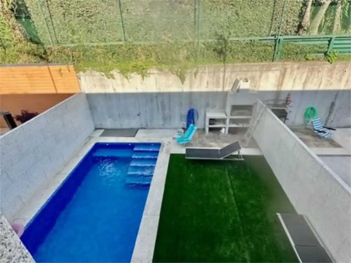 Schwimmbecken von Wohnung zur Miete in Vilagarcía de Arousa mit Klimaanlage, Schwimmbad und Balkon