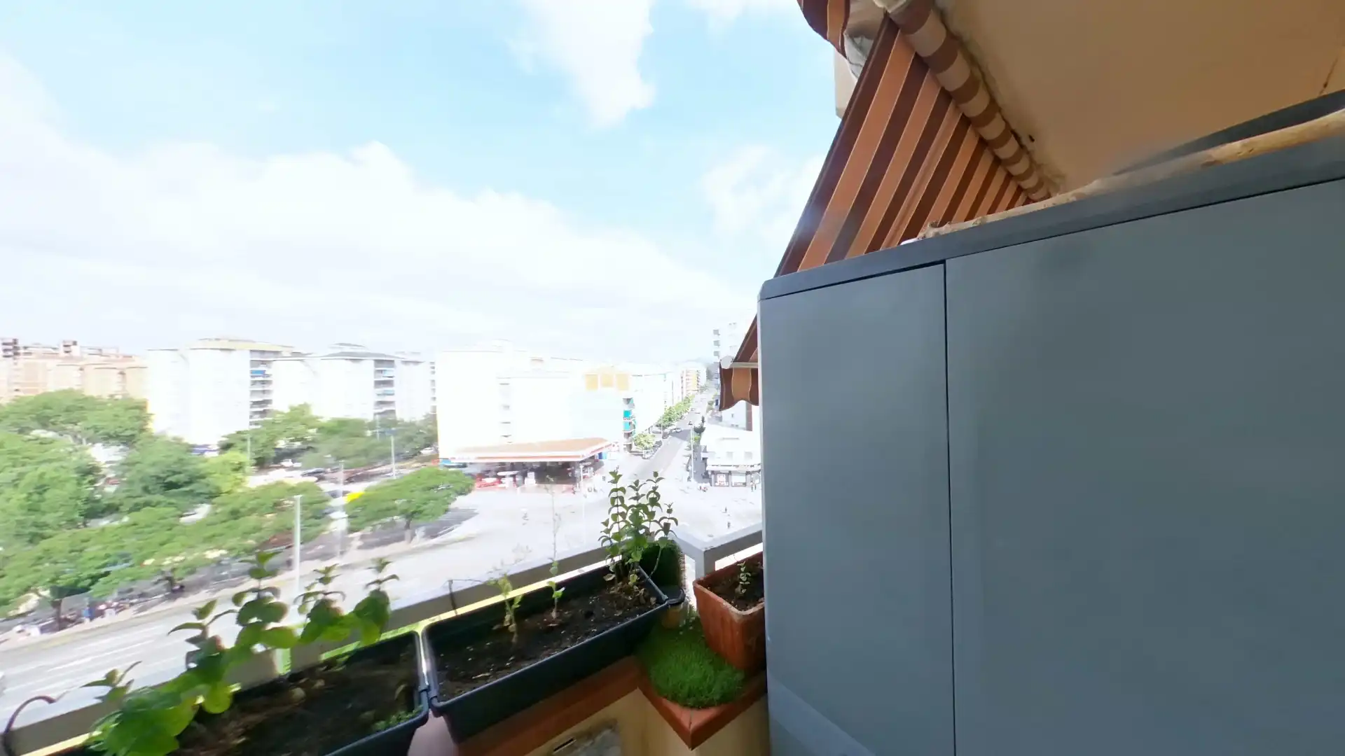 Balcony of Flat for sale in Sabadell  with Air Conditioner, Heating and Parquet flooring