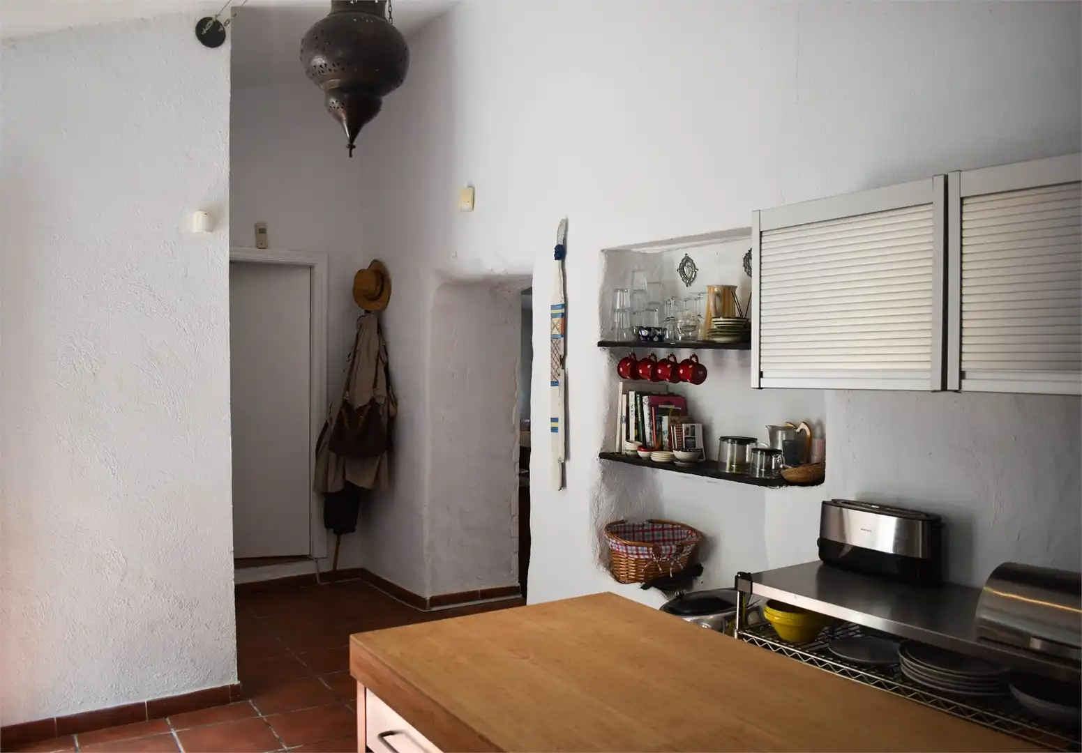 Cuina de Casa o xalet en venda en Arenas amb Aire condicionat, Jardí privat i Terrassa